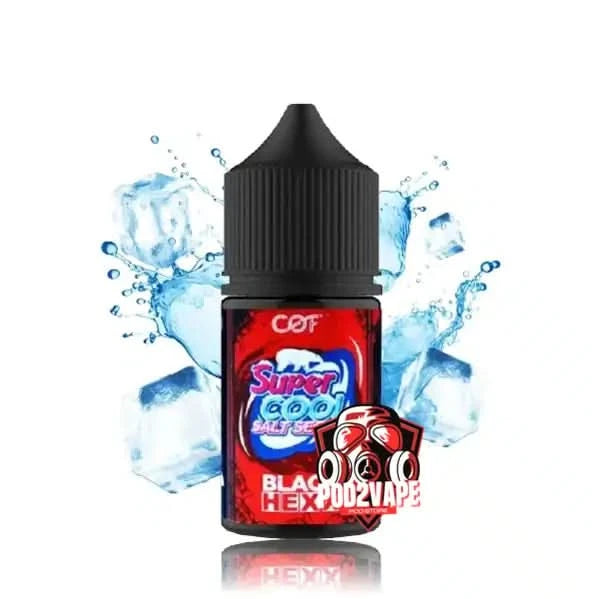 Super cool salt nic black hexx