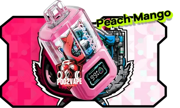 Crazyace b15000 puffs peach mango