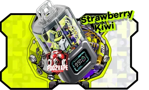 Crazyace b15000 puffs strawberry kiwi
