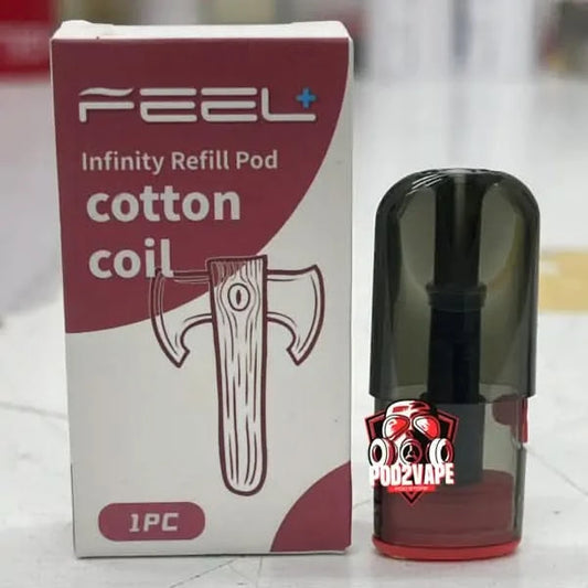 Feel plus infinity refill pod cotton coil