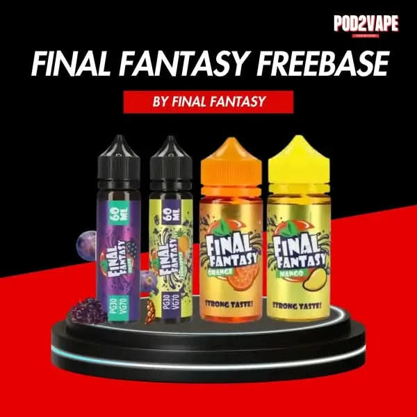 Final Fantasy Freebase น้ำยาฟรีเบส มีหลายกลิ่น ขนาด 60ml และ 100ml