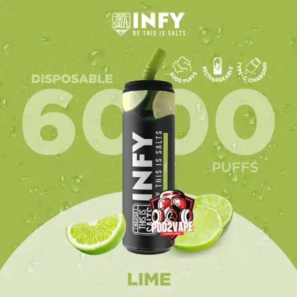 infy 6000 puffs lime