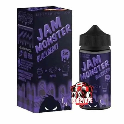 น้ำยา Jam monster freebase blackberry nic3