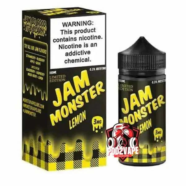 น้ำยา Jam monster freebase lemon nic3