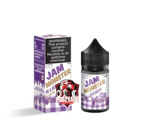Jam monster salt nic pb grape nic48