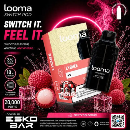 หัว looma switch 20k lychee ลิ้นจี่