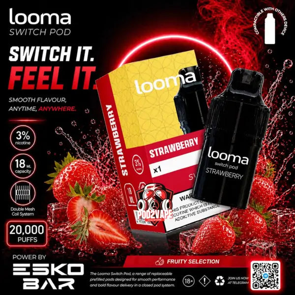 หัว looma switch 20k strawberry สตรอว์เบอร์รี่