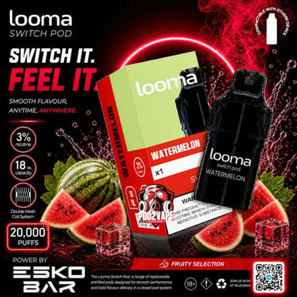หัว looma switch 20k watermelon แตงโม