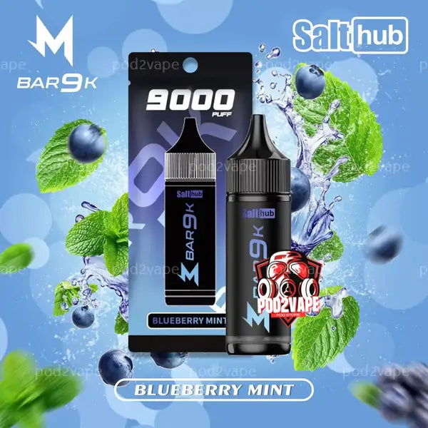 M bar 9000 puffs blueberry mint