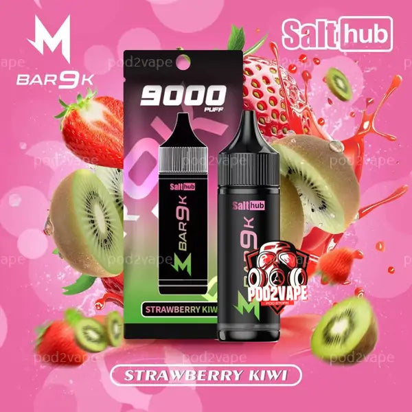 M bar 9000 puffs strawberry kiwi
