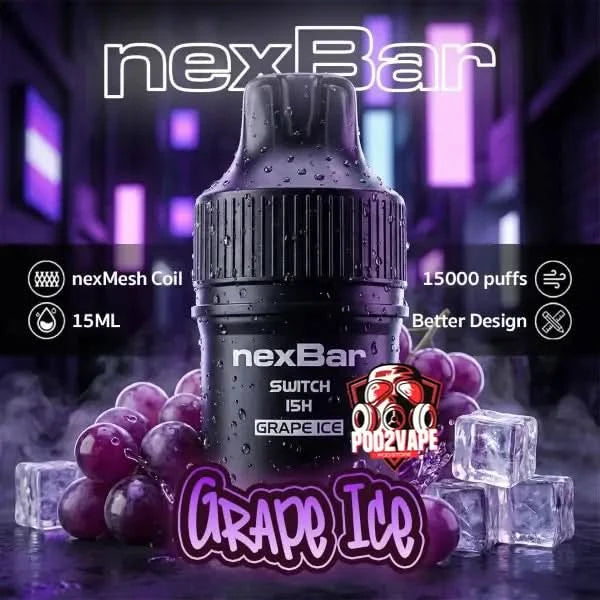 หัว nexbar switch 15k grape ice