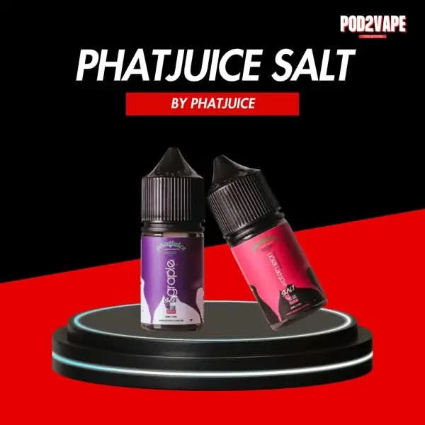 น้ำยาองุ่นยาว ซอลนิค ยอดนิยมอันดับ 1 Phatjuice salt nic