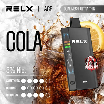 Relx Ace 35k กลิ่น Cola นิค 5% โคล่า