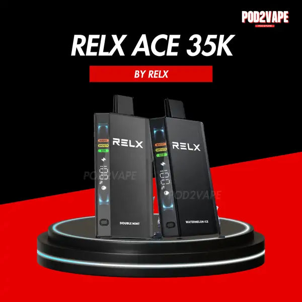 Relx Ace 35k พอตใช้แล้วทิ้ง 35000 คำ จากแบรนด์ RELX