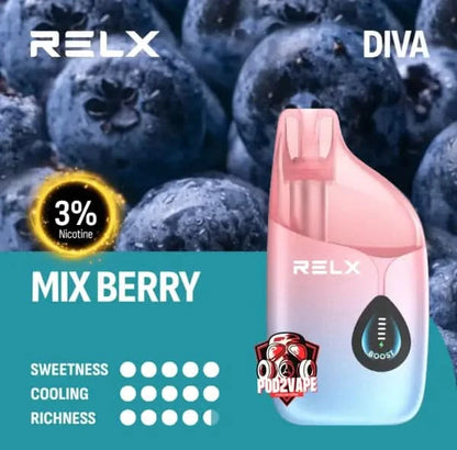 Relx diva 30k mix berry nic30