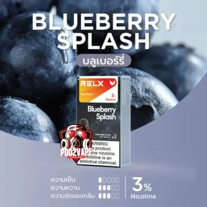 หัว Relx pro 2 blueberry splash