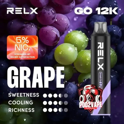 Relx smash go 12k grape nic50