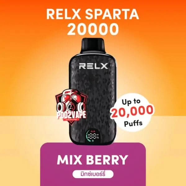 Relx sparta 20000 puffs mixberry