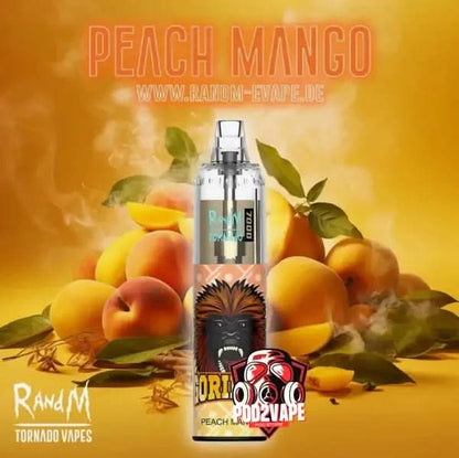 Randm tornado 7000 puffs peach mango