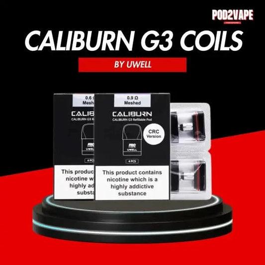 Uwell caliburn g3 coils คอยล์บุหรี่ไฟฟ้า ของแท้ ใช้งานง่าย 1 กล่องมี 4 ชิ้น